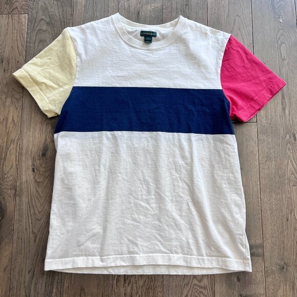 J. Crew Other - J.Crew Always Oarman Colorblock Rugby Style T-Shirt Size M Vintage Heavy Cotton